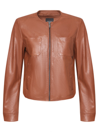 Weekend Max Mara Куртка из кожи на молнии
