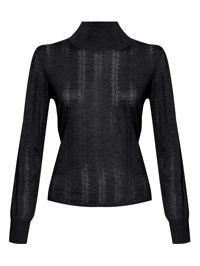 Max Mara Водолазка из шелка и шерсти