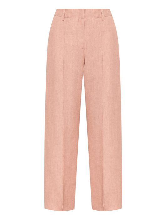 Weekend Max Mara Льняные брюки прямого кроя