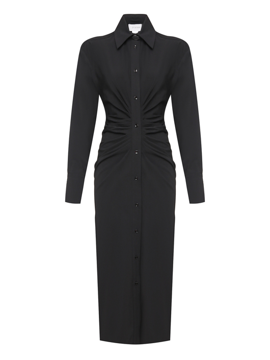 Sportmax Платье-макси на пуговицах