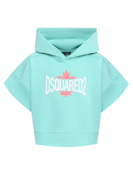 Dsquared2 Хлопковая толстовка с принтом