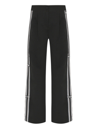 MSGM Брюки прямого кроя с логотипами