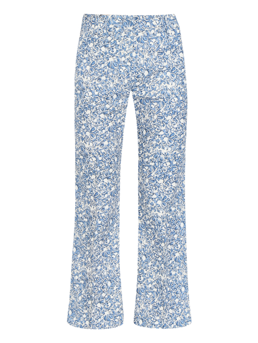 Weekend Max Mara Брюки-клеш из хлопка с узором