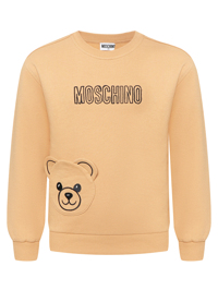 Moschino Свитшот из хлопка логотипом