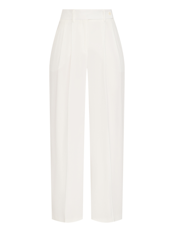 Alberta Ferretti Брюки широкого кроя с защипами