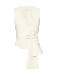 Max Mara Жилет из хлопка с поясом