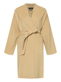 Weekend Max Mara Пальто из шерсти с поясом