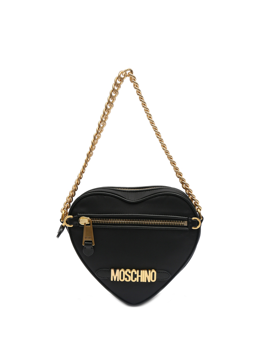 Moschino Сумка из текстиля в форме сердца