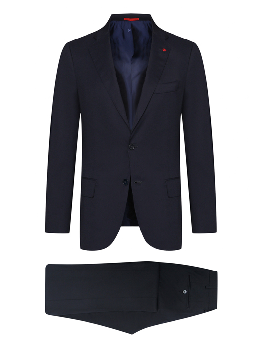 Isaia Костюм из шерсти однотонный