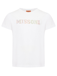 Missoni Футболка из хлопка с логотипом