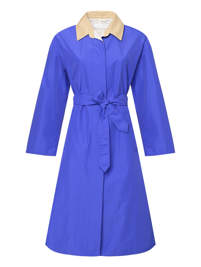 Weekend Max Mara Удлиненный плащ с поясом