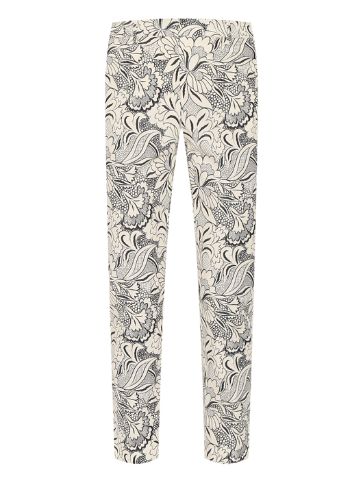 Weekend Max Mara Брюки из хлопка с узором