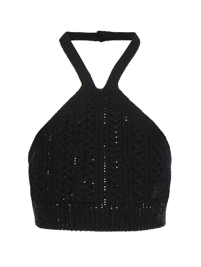 Ermanno Scervino Junior Трикотажный топ из хлопка