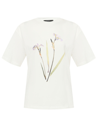 Weekend Max Mara Футболка из хлопка с принтом