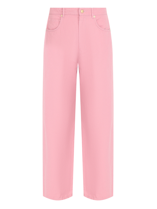 Max Mara Джинсы из хлопка и льна