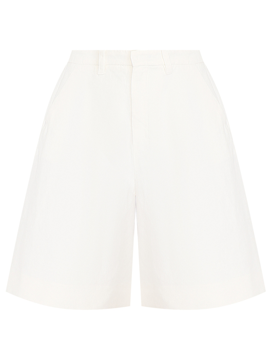 Max Mara Шорты из хлопка и льна