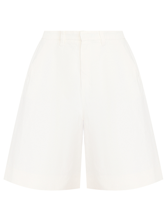 Max Mara Шорты из хлопка и льна
