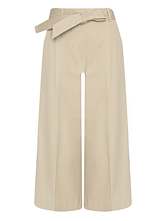 Max Mara Брюки из хлопка с поясом