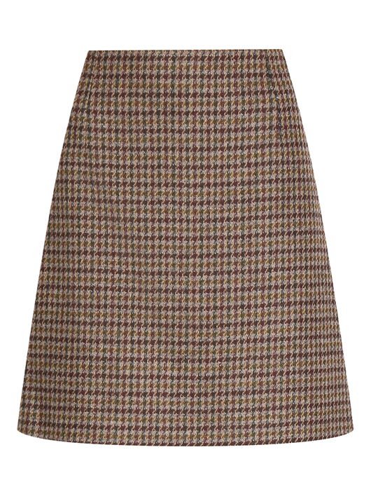 Weekend Max Mara Юбка из шерсти в гусиную лапку