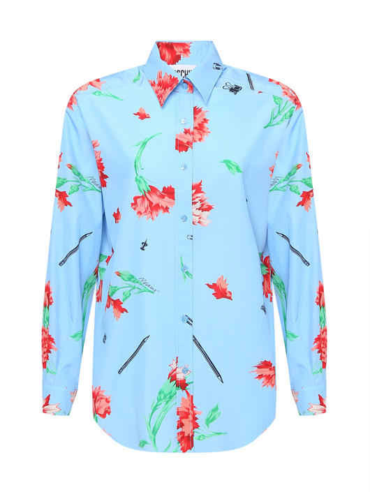 Moschino Блуза в цветочный рисунок
