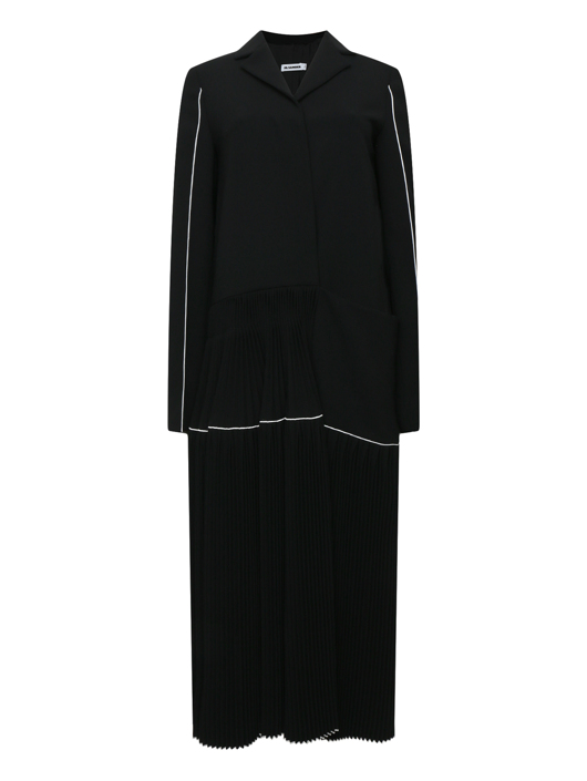 Jil Sander Пальто с драпировкой