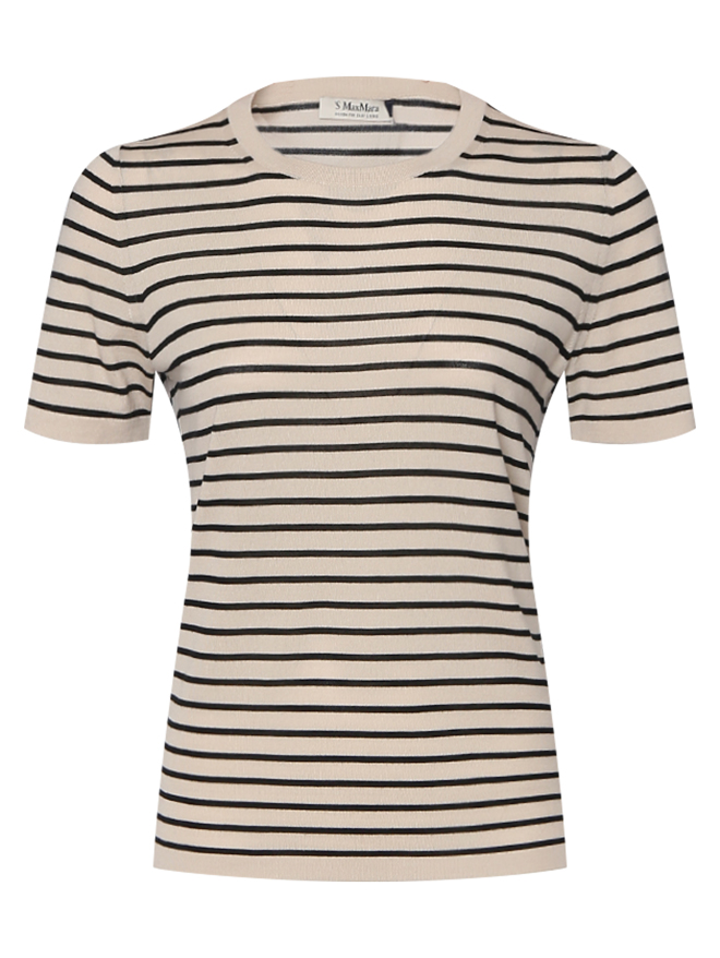 Max Mara Трикотажный топ из шерсти с узором