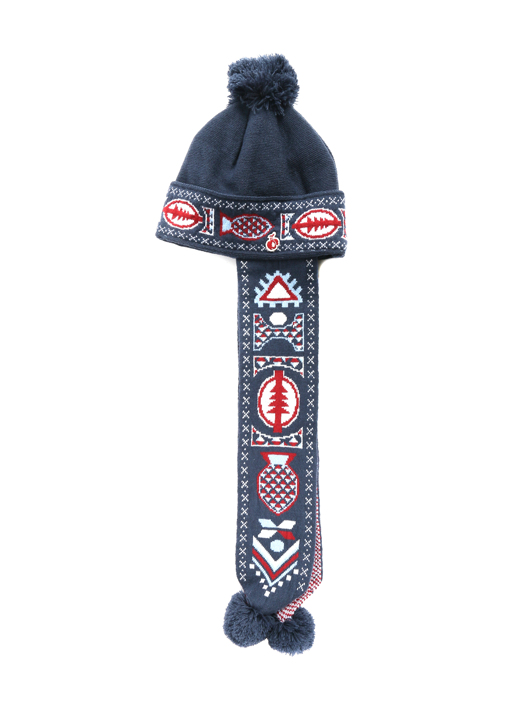 BOSCOBOSCO Шапка из шерсти с узором