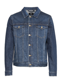 7 For All Mankind Куртка из денима с карманами