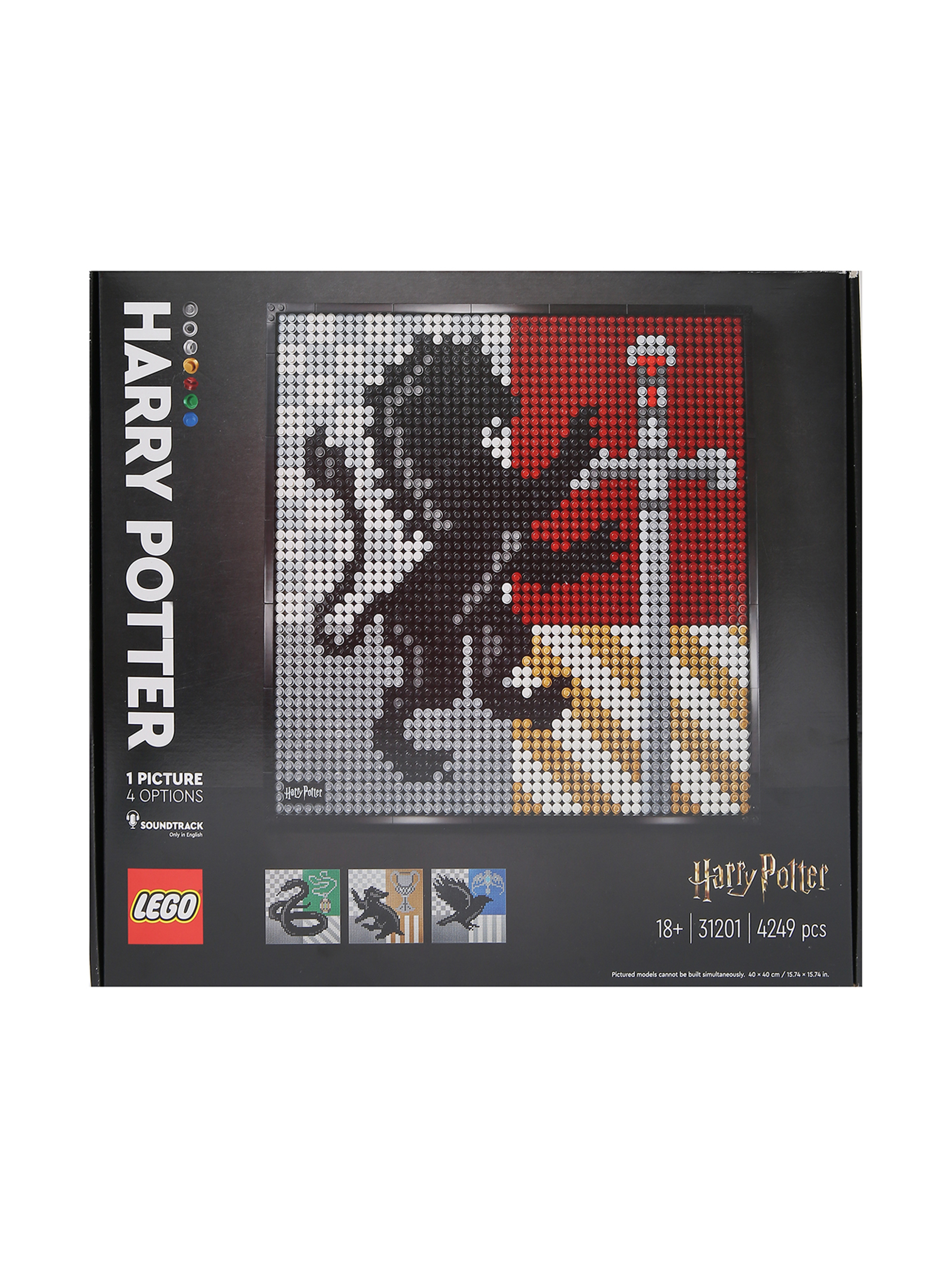 Конструктор LEGO ART "Гербы Хогвардса"