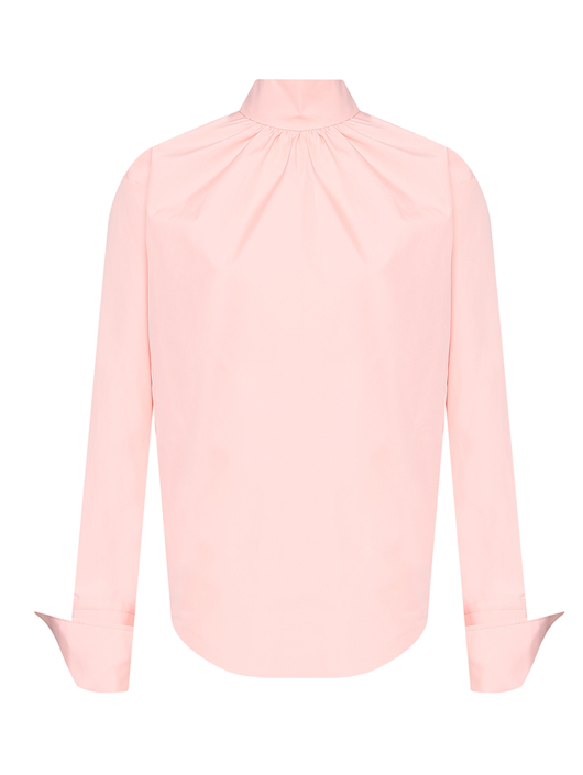 Sportmax Однотонная блуза из хлопка