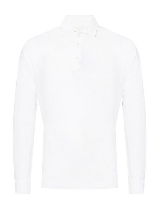 Doriani Cashmere Поло из хлопка с длинным рукавом