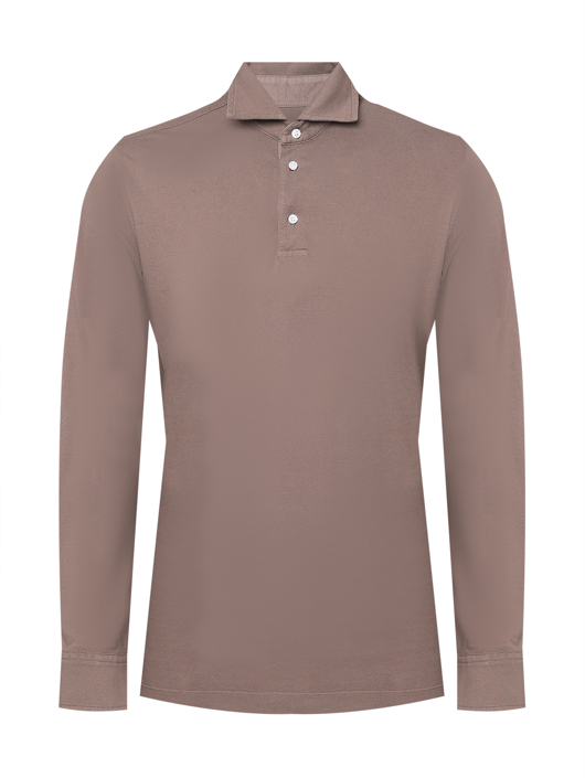 Doriani Cashmere Поло из хлопка с длинным рукавом