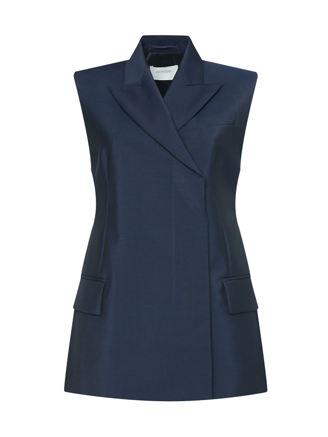 Sportmax Жилет из смешанной шерсти