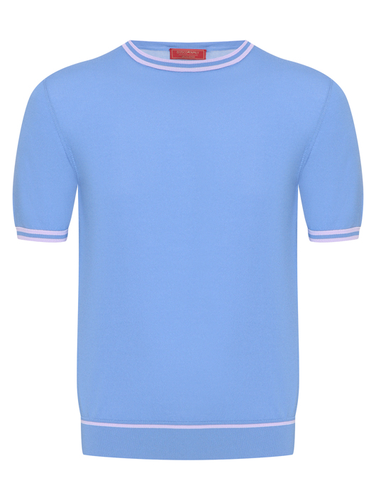 Doriani Cashmere Джемпер из хлопка с короткими рукавами