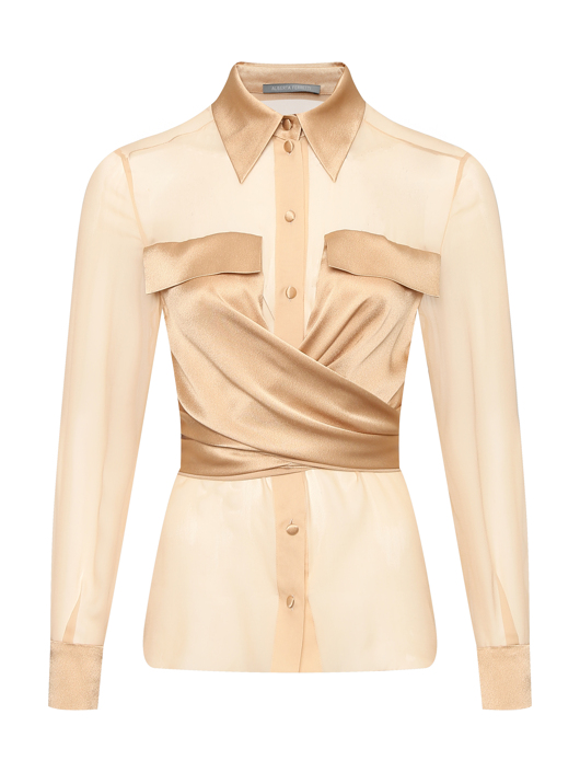 Alberta Ferretti Блуза из шелка