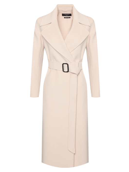 Weekend Max Mara Пальто из шерсти с поясом