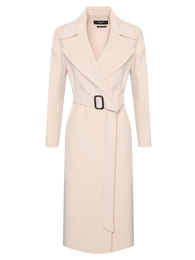 Weekend Max Mara Пальто из шерсти с поясом