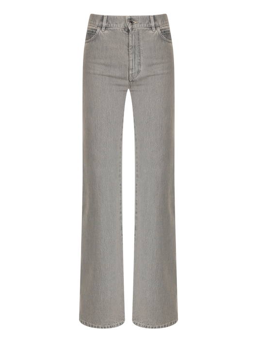Max Mara Широкие джинсы из хлопка