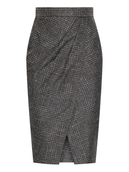 Max Mara Юбка-карандаш с разрезом