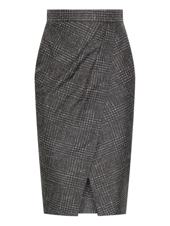 Max Mara Юбка-карандаш с разрезом