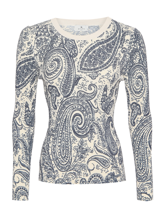 Etro Лонгслив из шелка и вискозы