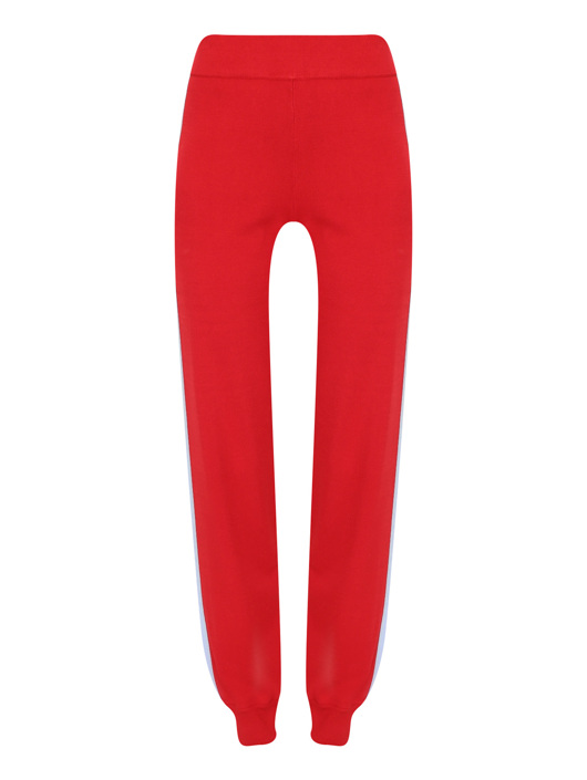 Weekend Max Mara Трикотажные брюки на резинке с лампасами
