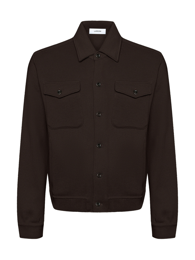 LARDINI Трикотажная куртка из шерсти