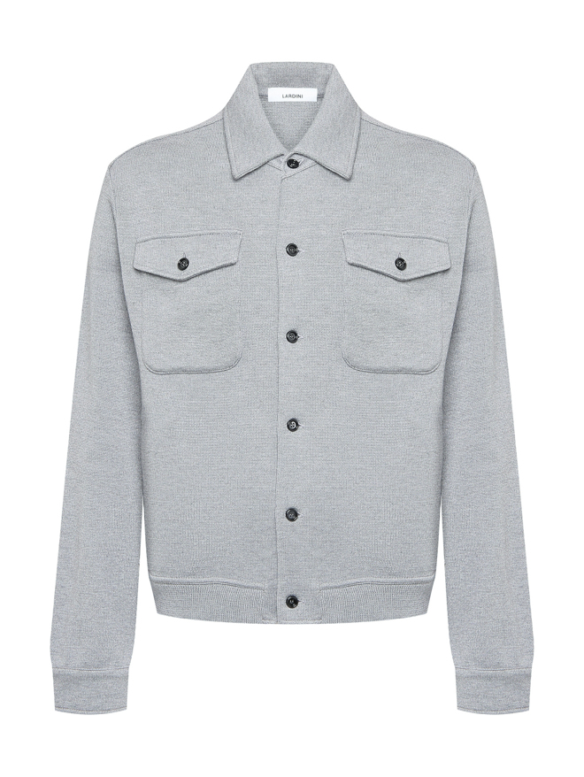 LARDINI Трикотажная куртка из шерсти