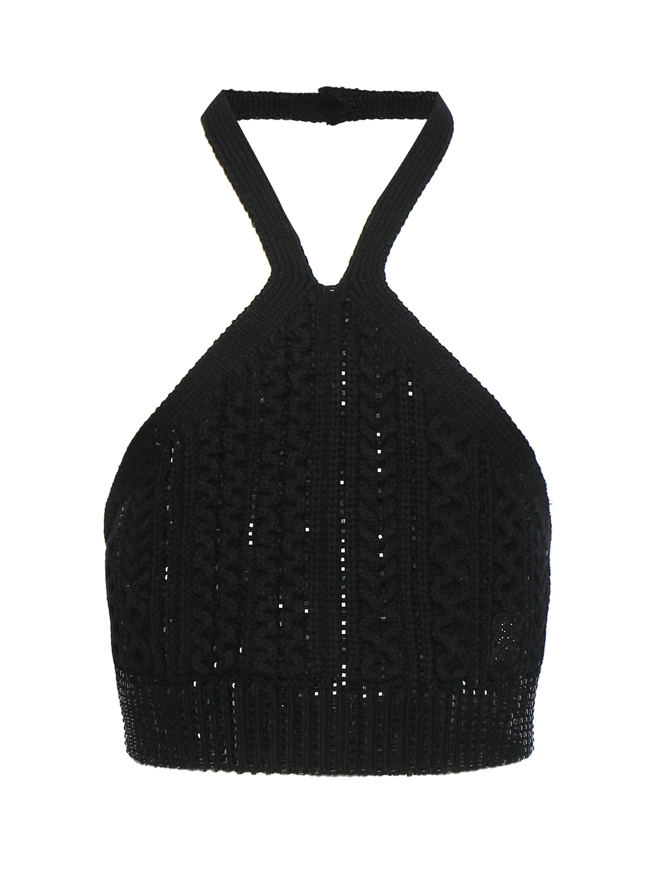 Ermanno Scervino Junior Трикотажный топ из хлопка