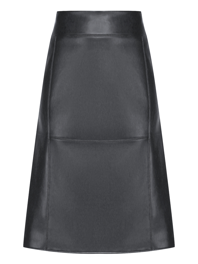 Max Mara Юбка-миди с разрезом