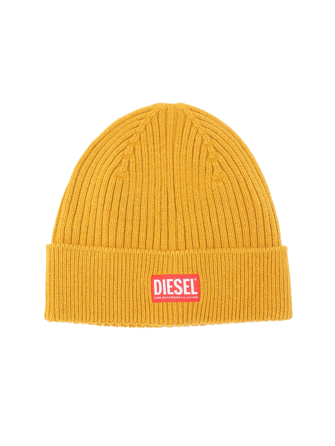 Diesel Шапка из шерсти и хлопка с логотипом