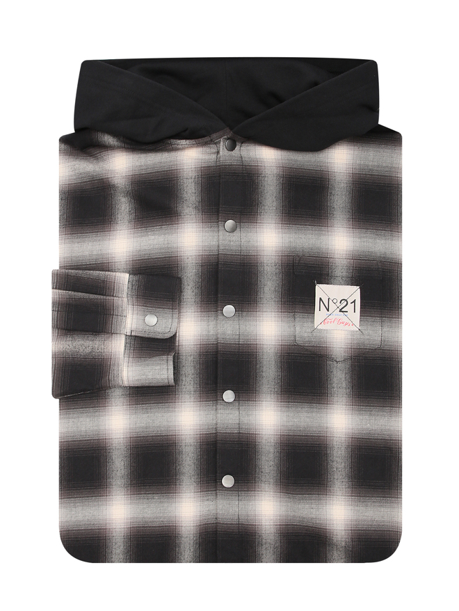 N21 Рубашка с капюшоном