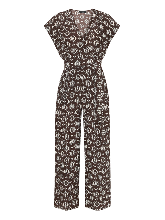 Weekend Max Mara Комбинезон из шелка с узором