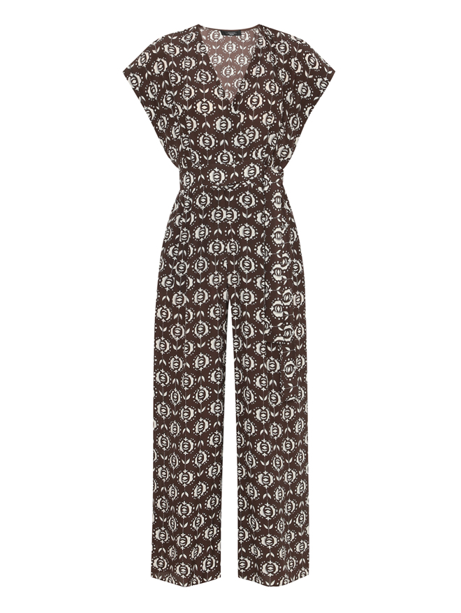 Weekend Max Mara Комбинезон из шелка с узором